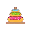 Donuts of Hanoi