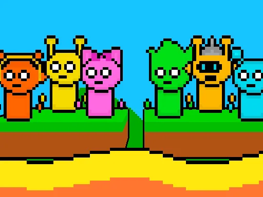 Sprunki Lava Escape 2Player